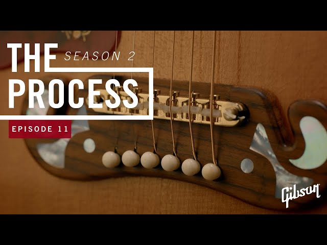 How Gibson acoustic guitar bridges are made | The Process S2 EP11