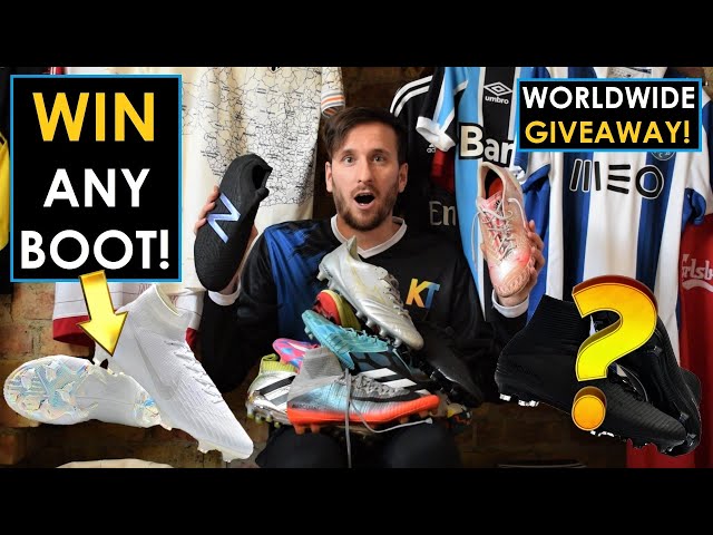 HUGE GIVEAWAY: WIN YOUR FAVOURITE FOOTBALL BOOTS! (STILL OPEN: 2024)