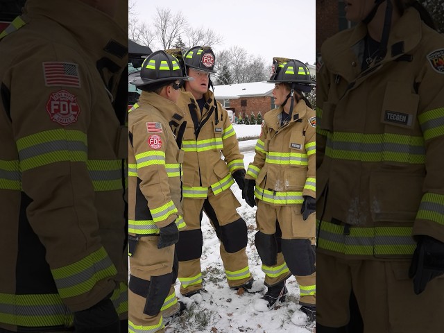 Hopefully they learned a very valuable lesson #firefighter #cold #shelter