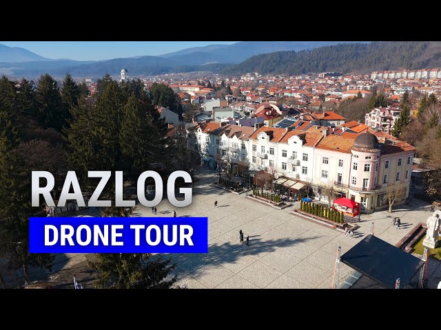 Razlog Drone Tour in 4K HDR | Stunning Aerial Views of City Center, Park Razlog & Surroundings