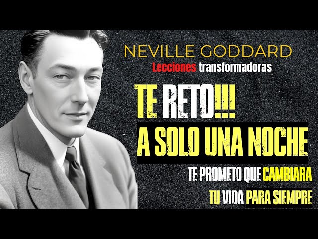 SOLO NECESITAS UNA NOCHE para TENERLO TODO✅ Neville Goddard 🤍LEY DE ASUNCION