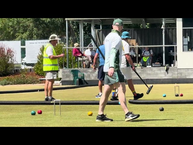 Greg Fletcher vs Kieran Murphy: Australian Golf Croquet President’s 8s