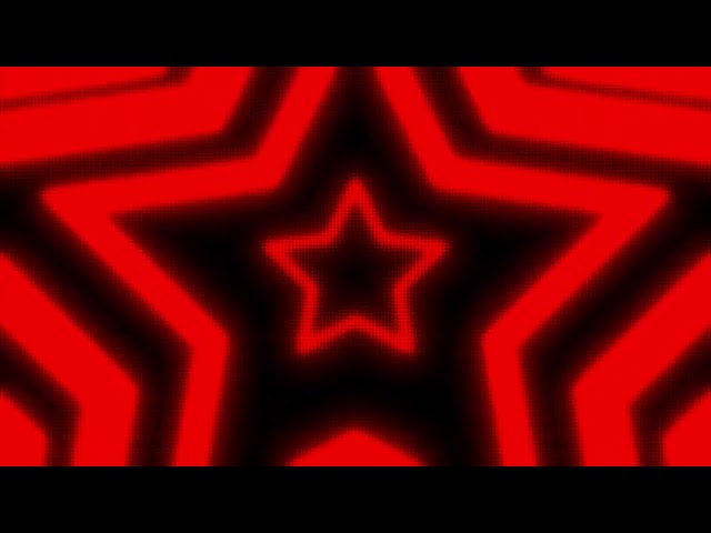 Black and Red Y2k Neon LED Lights Star Background || 1 Hour Looped HD