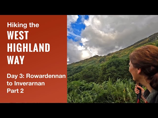 West Highland Way - Rocky trail after Inversnaid: Day 3 Rowardennan to Inverarnan part 2