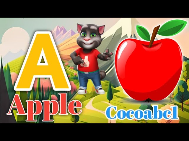 ABC Phonic Song - Toddler Learning Video Songs, A for Apple, Nursery Rhymes, Alphabet Song for kids