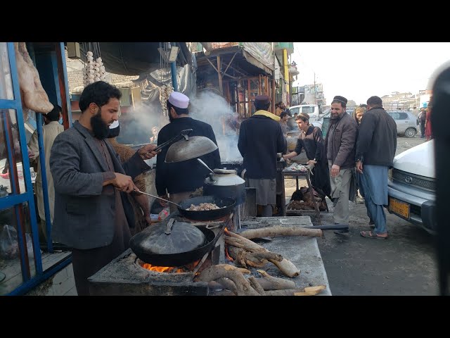 Breakfast in Jalalabad City and Delicious Street Food