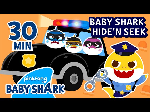 FREEZE! Catch the Thief Shark Family! | +Compilation | Baby Shark Story | Baby Shark Official