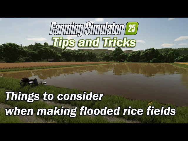 Farm Sim 25 Tips & Tricks | Creating Rice Fields