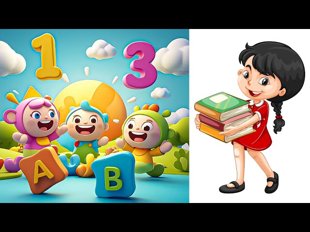 Phonics & Counting Fun! Learn ABC & 123 | Alphabet & Numbers Song for Kids