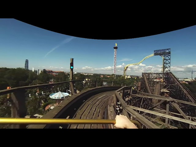 Roller coaster POV VR180 Linnanmäki Helsinki