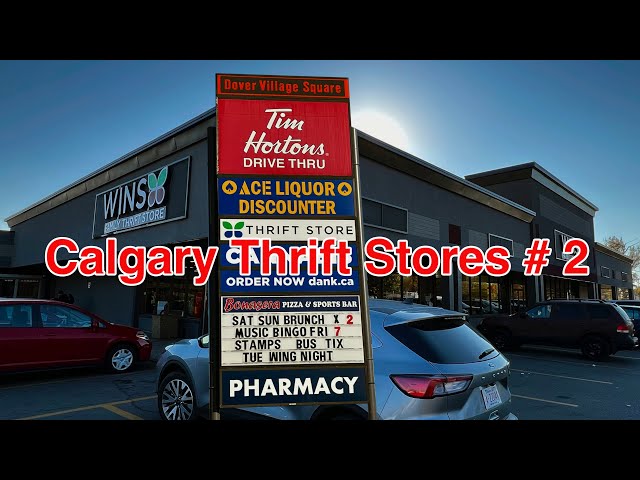 Calgary Thrift Stores # 2 | Bearer of Culture & Heritage | WINS Thrift Store | Summer Walk | 4K