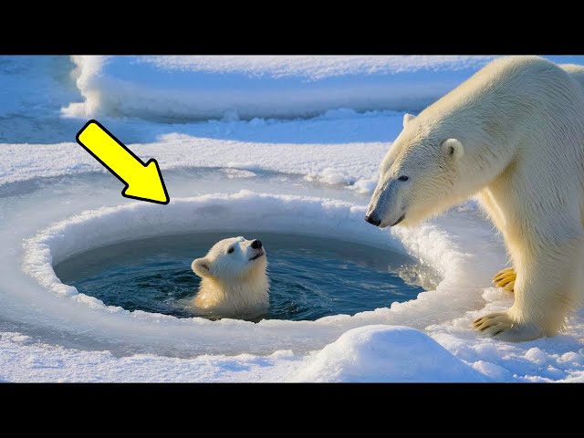 Polar Bear Couldn't Save Her Cub. You Won't Believe Who Came to the Rescue!