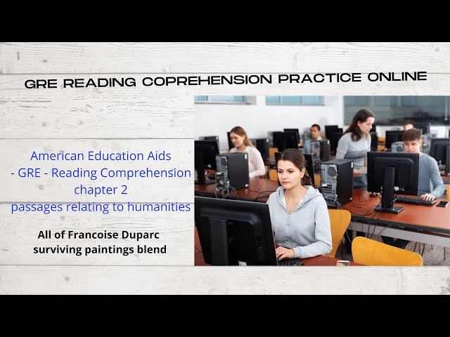 GRE Reading Comprehension practice online | American Education Aids | Medium RC