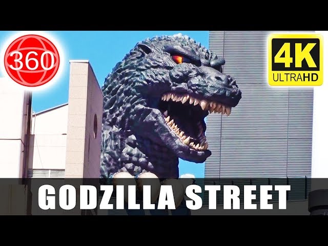 [4K 360°] Godzilla Street in Shinjuku, Tokyo || JAPAN 360