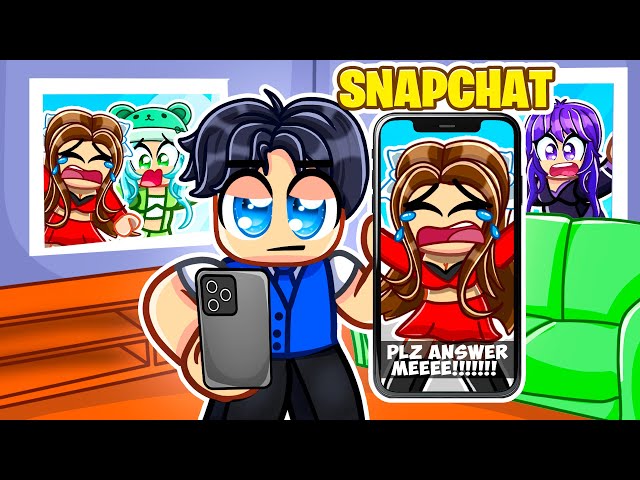 Andy IGNORES EVERYONE For 24 Hours In Roblox SNAPCHAT!