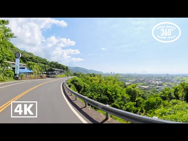 4K VR360 Dreamy Tour Ambiance: Beautiful Morning Ride At Beiyi Highway