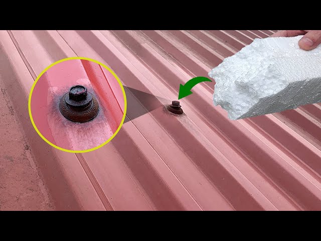 Secret Uses Of Foam That Billions Of People Don't Know! Permanent Waterproofing For Your Roof