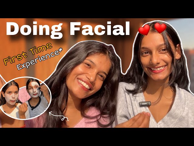 First Time *FACIAL EXPERIENCE*😍✨ Shocking Result😱