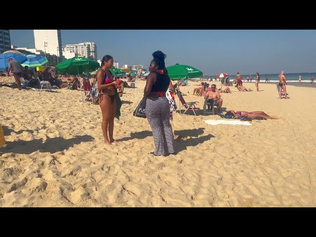 😲 MUST SEE - Rio de Janeiro BEACH TOUR  |  Brazil  | COPACABANA Beach 2024 4K