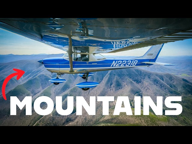 I flew my Cessna 150 through the mountains!