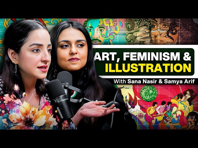 Graphic Illustration, A.I., Art, Feminism and Indus Valley - Samya Arif & Sana Nasir - #TPE 415