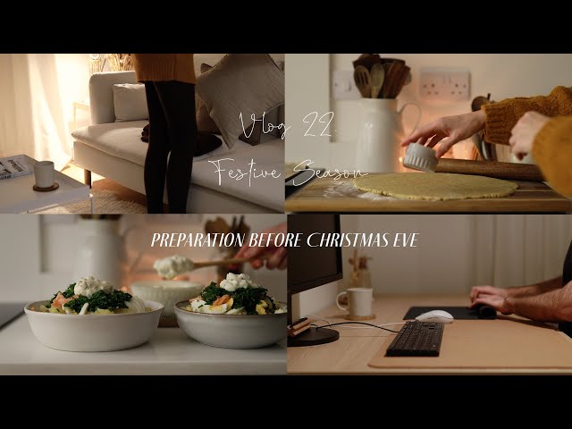 Festive Season | Preparation Before Christmas Eve | Slow Living Silent Vlog | Baking Video Aesthetic