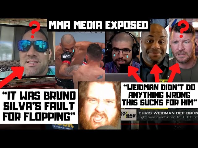 "Weidman Did Nothing Wrong" Helwani, DC & Bisping EXPOSED For Defending Weidman's Eye Pokes