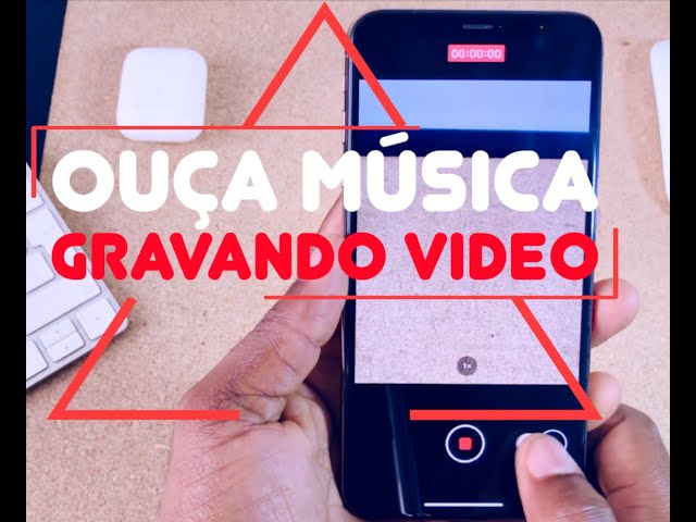 Como reproduzir música e gravar vídeo ao mesmo tempo no iPhone