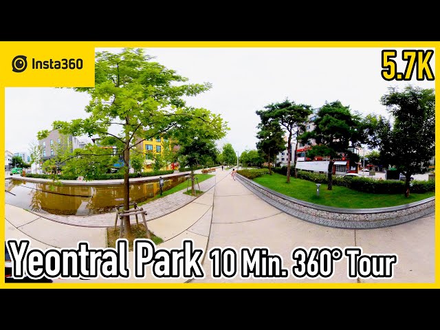 Yeontral Park, Yeonnam-dong Gyeongui Line Forest Park 360° Tour | 5.7K | Ep.320 | Insta360 One X