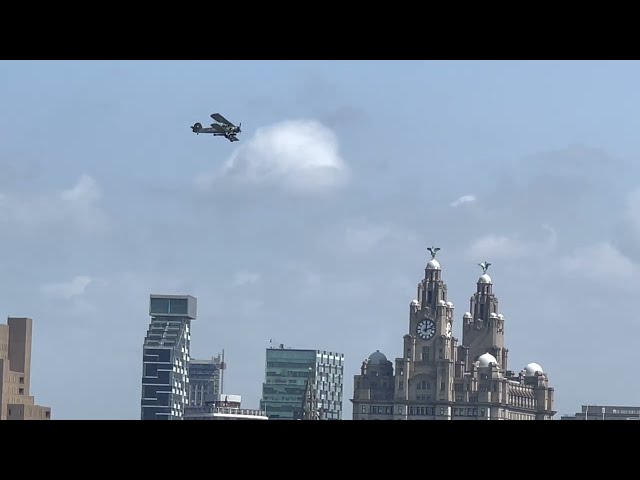 RAF BBMF and Swordfish fly past 26/5/23 Liverpool Battle of the Atlantic 80th Anniversary