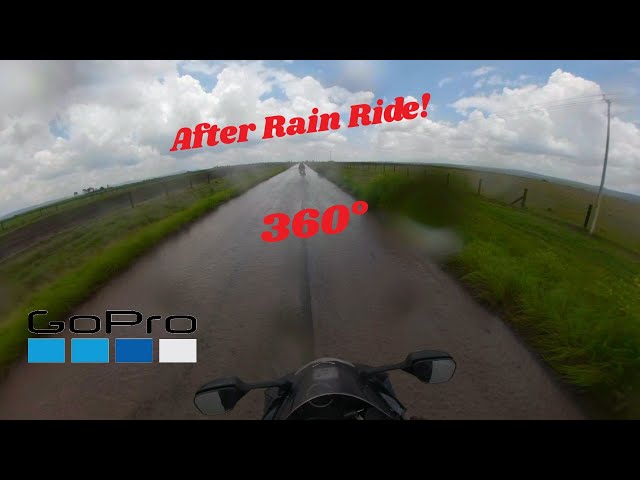 Amazing AfterRain Ride 360 Video with Gopro Fusion