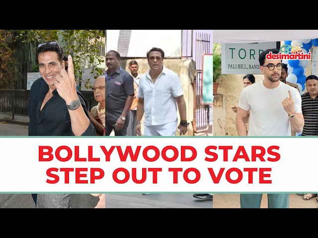 Bollywood Stars Step Out to Vote in Maharashtra Assembly Elections 2024 | Celebs Voting in Mumbai