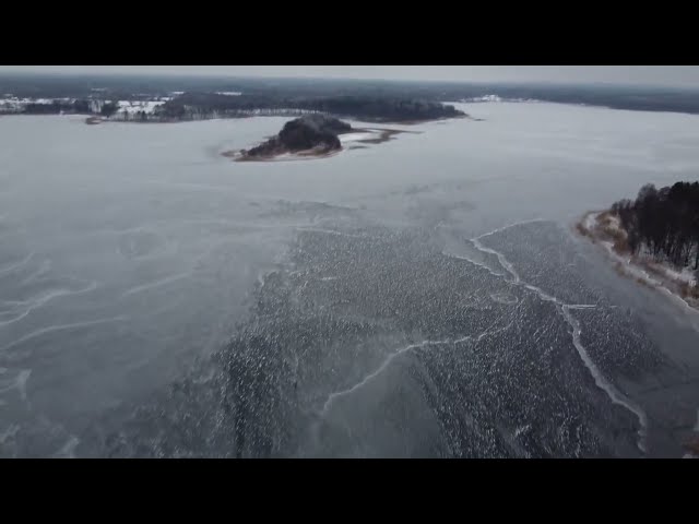 Rušons 12.02.25. 4k Озеро Рашона Lake Rusons