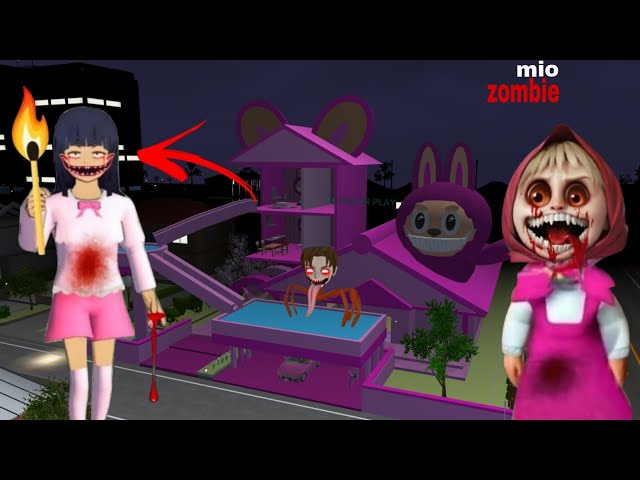 mio baby became's zombie haunted (secret Place)😱||sakura school simulator horror drama 👺