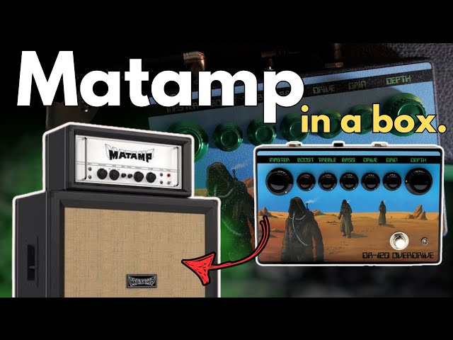 Get those Matamp GT120 Tones With This ! Magic Pedals // DA120 Overdrive