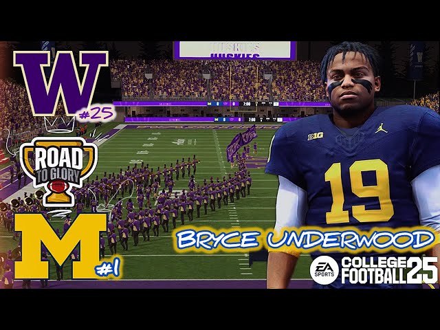 Can Bryce Underwood Prevail On The Road Under The Lights? CFB25 RTG Gameplay | EP. 2