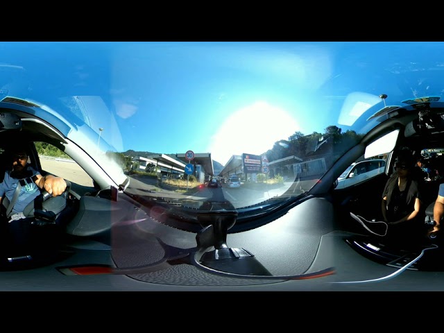 Drive from Zurich to Garda Italy in 360°  in  malayalam