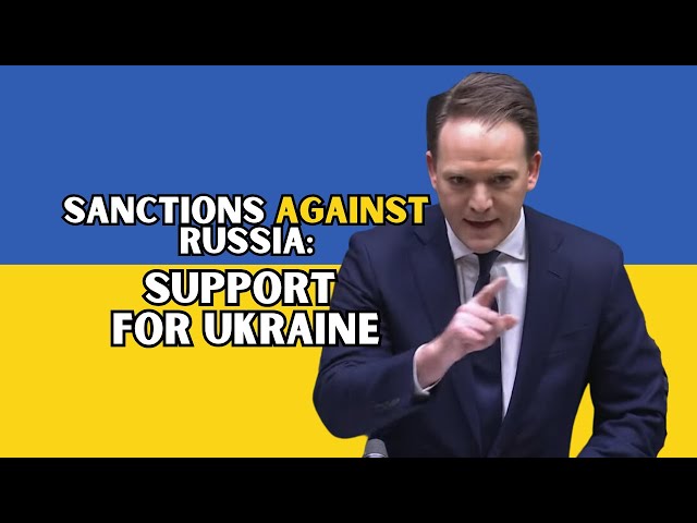 Gareth speaks on sanctions against Russia in support of Ukraine - House of Commons, 06/01/25