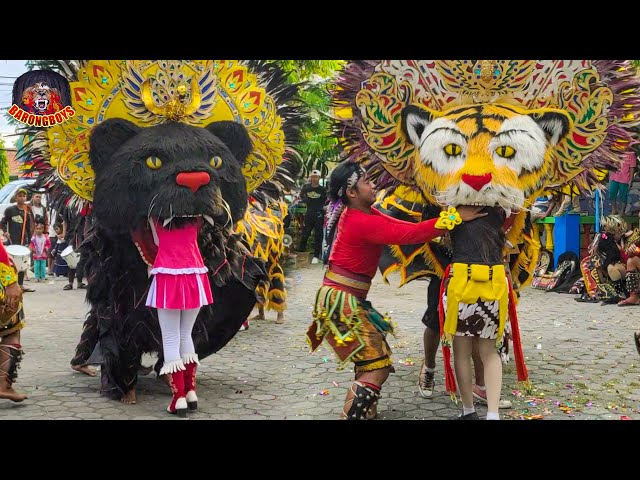 Atraksi Barongan Ngamuk Makan Orang | Dewa Dewi Al Huda live Karangawen Demak | Barongan Galak