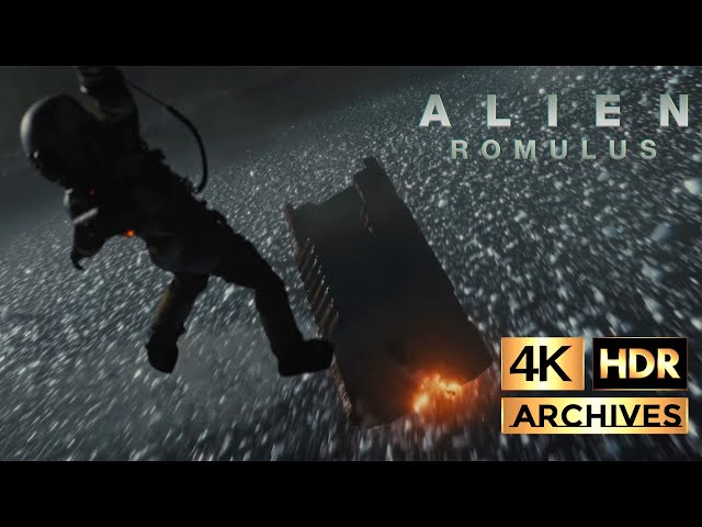 Alien: Romulus [ 4K - HDR ] Final Fight 4/4 - Rain Vs Xenomorph Hybrid (2024)