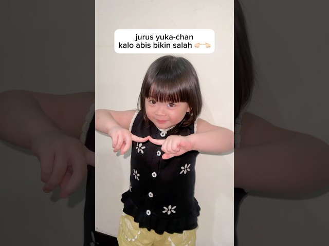 jurus yuka-chan kalo abis buat salah ke mama! #yukachan #comedy #baby #cutebaby #compilation