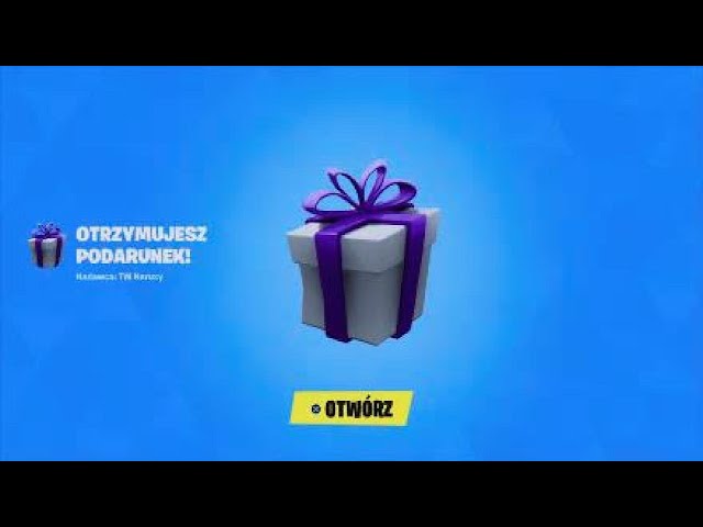 Dostałem prezent w fortnite od Tw Neruxy #fortnite #gift #prezent