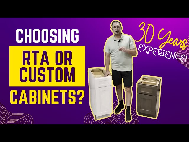 Expert [REVEALS] RTA vs Custom CABINETS Comparison