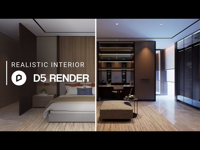 Realistic Interior Renders with D5 Render | Big & Small Window Openings | Private House 259 |