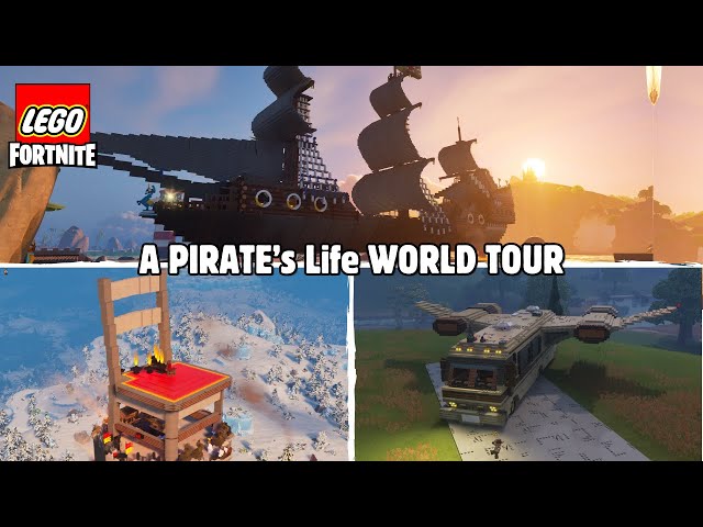 A DEADLY Pirate's Life World Tour (Long Tom's Revenge) Lego Fortnite