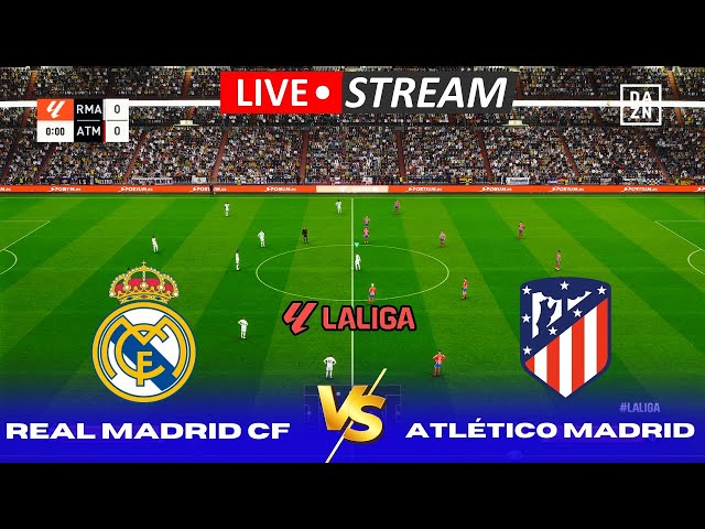 EN VIVO🔴: Real Madrid Vs Atlético Madrid |La Liga 2024/25 | Match En Vivo  Simulation Gameplay|