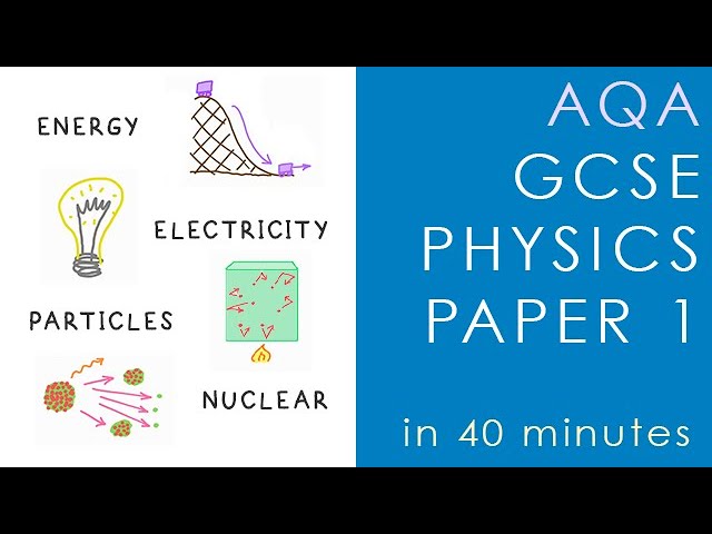 All of AQA PHYSICS Paper 1 in 40 minutes - GCSE Science Revision