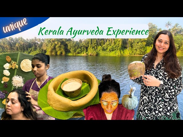 Most *unique* KERALA AYURVEDA resort experience | Ayurvedic Treatments, local Kerala Food & more