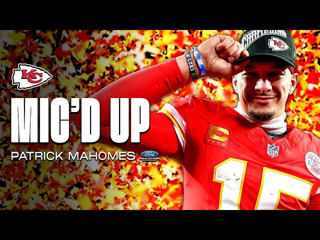 Patrick Mahomes Was Mic'd Up in Chiefs AFC Championship Win