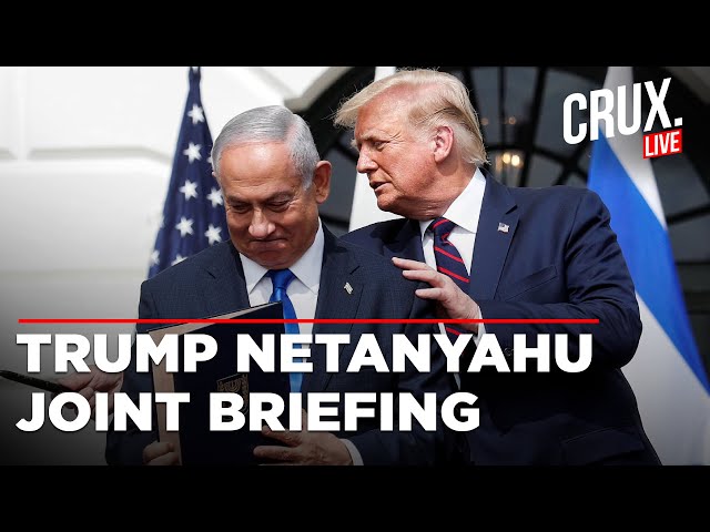 Trump Live | President Donald Trump And Israel PM Netanyahu Address The Media | Gaza Ceasefire